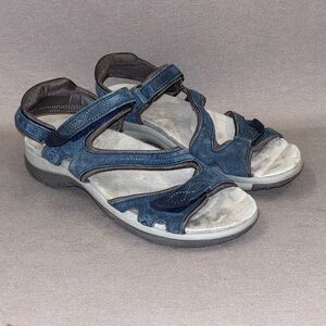 Dr scholl’s adelle sandals Women's size 8 Blue comfort shoes walking casual